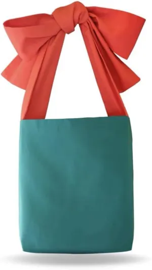 Coquette bow tote bag Canvas Tote Bags beach y2k Aesthetic Preppy Stuff