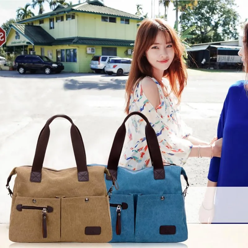 Crossbody Bags for Women Messenger Bag Travel Shoulder Bag Sling Work Bag with Adjustable Strap Top-Handle Handbags Khaki