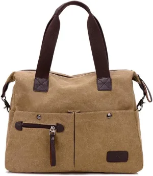 Crossbody Bags for Women Messenger Bag Travel Shoulder Bag Sling Work Bag with Adjustable Strap Top-Handle Handbags Khaki
