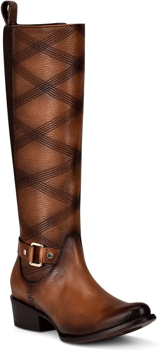 Cuadra Women's Tall Boot in Bovine Leather Brown