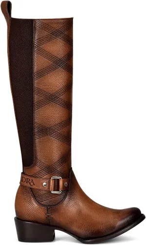 Cuadra Women's Tall Boot in Bovine Leather Brown