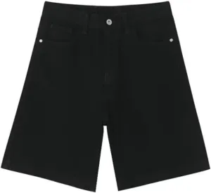 CUTEGAL Unisex Jorts Women Mid Rise Denim Shorts Wide Leg Baggy Jeans Men Casual Streetwear Y2k Pants