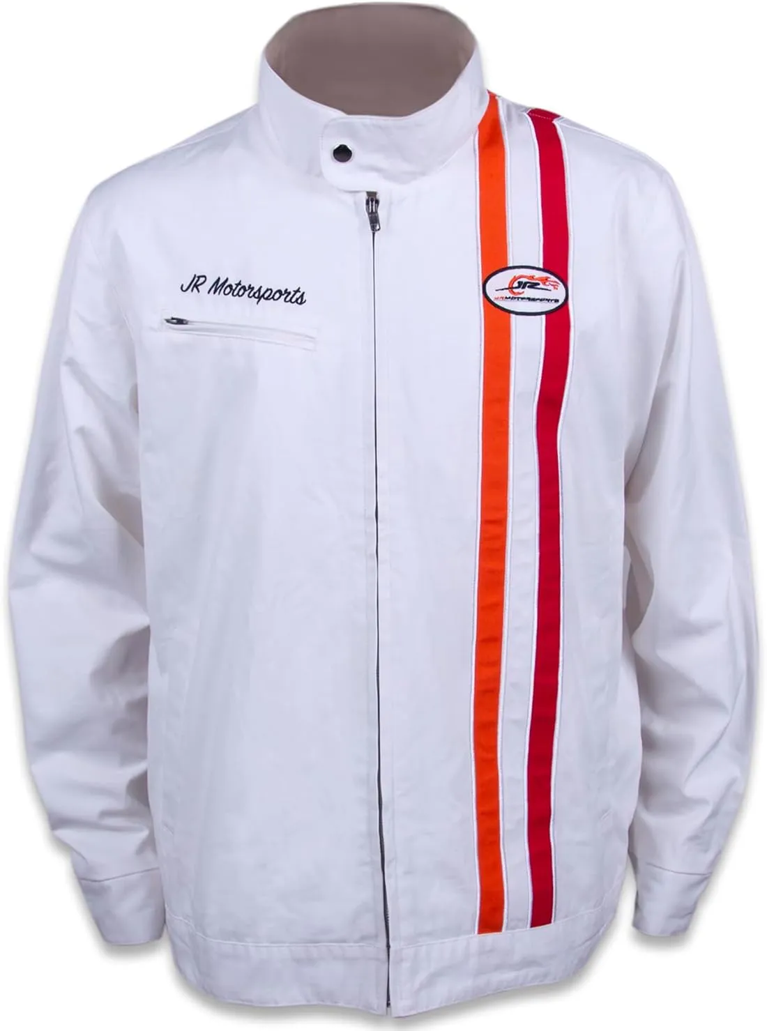 Dale Earnhardt Jr Motorsports Rally Stripe Canvas Throwback Jacket