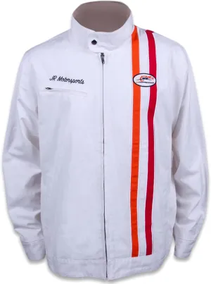Dale Earnhardt Jr Motorsports Rally Stripe Canvas Throwback Jacket