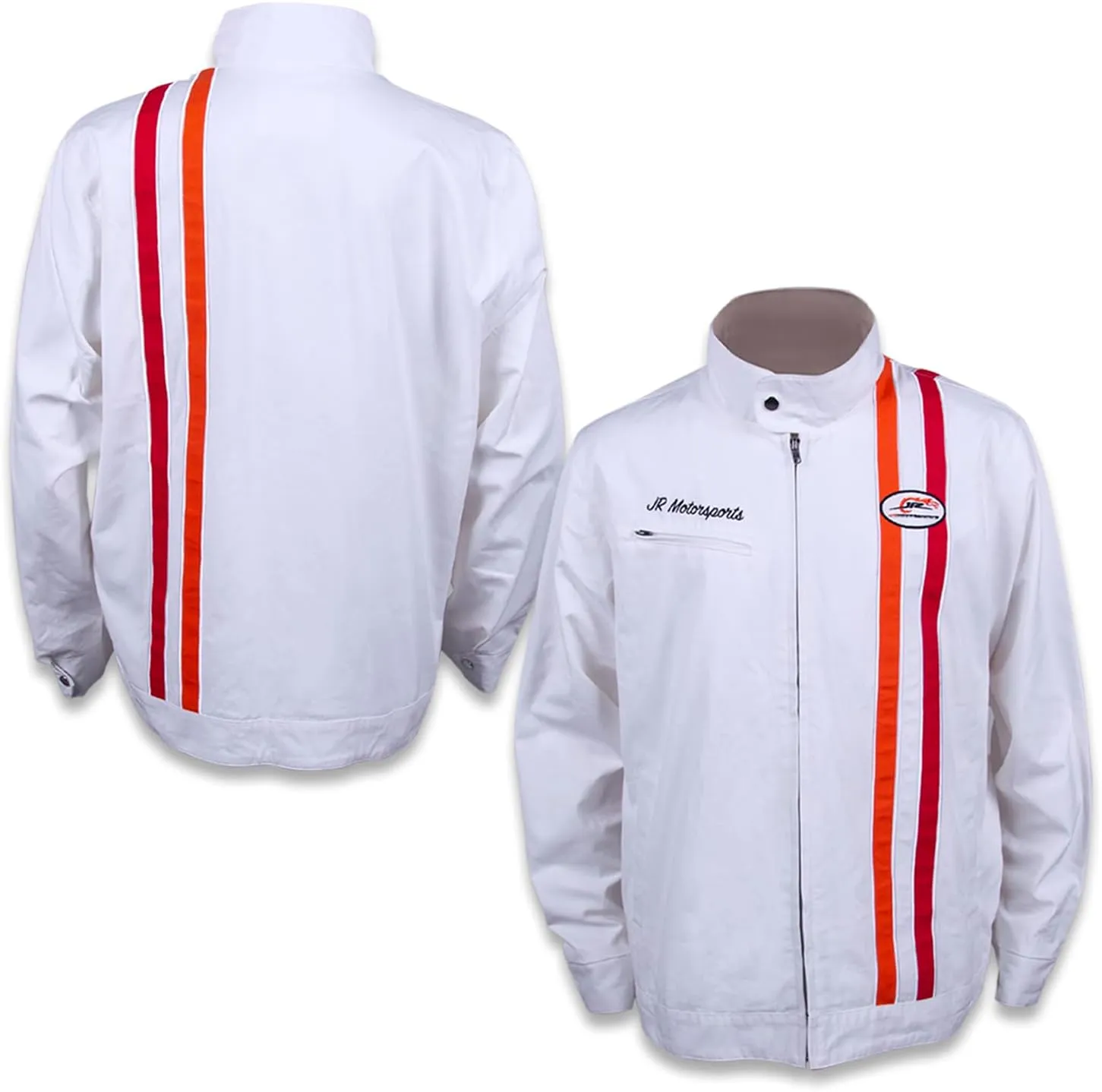 Dale Earnhardt Jr Motorsports Rally Stripe Canvas Throwback Jacket