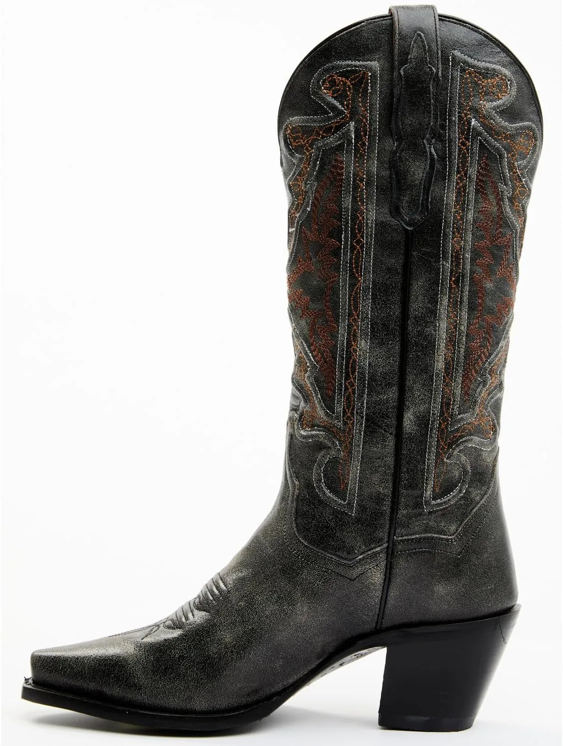 Dan Post Women's Atomic Vintage Embroidered Tall Western Boot Snip Toe - Dp80175