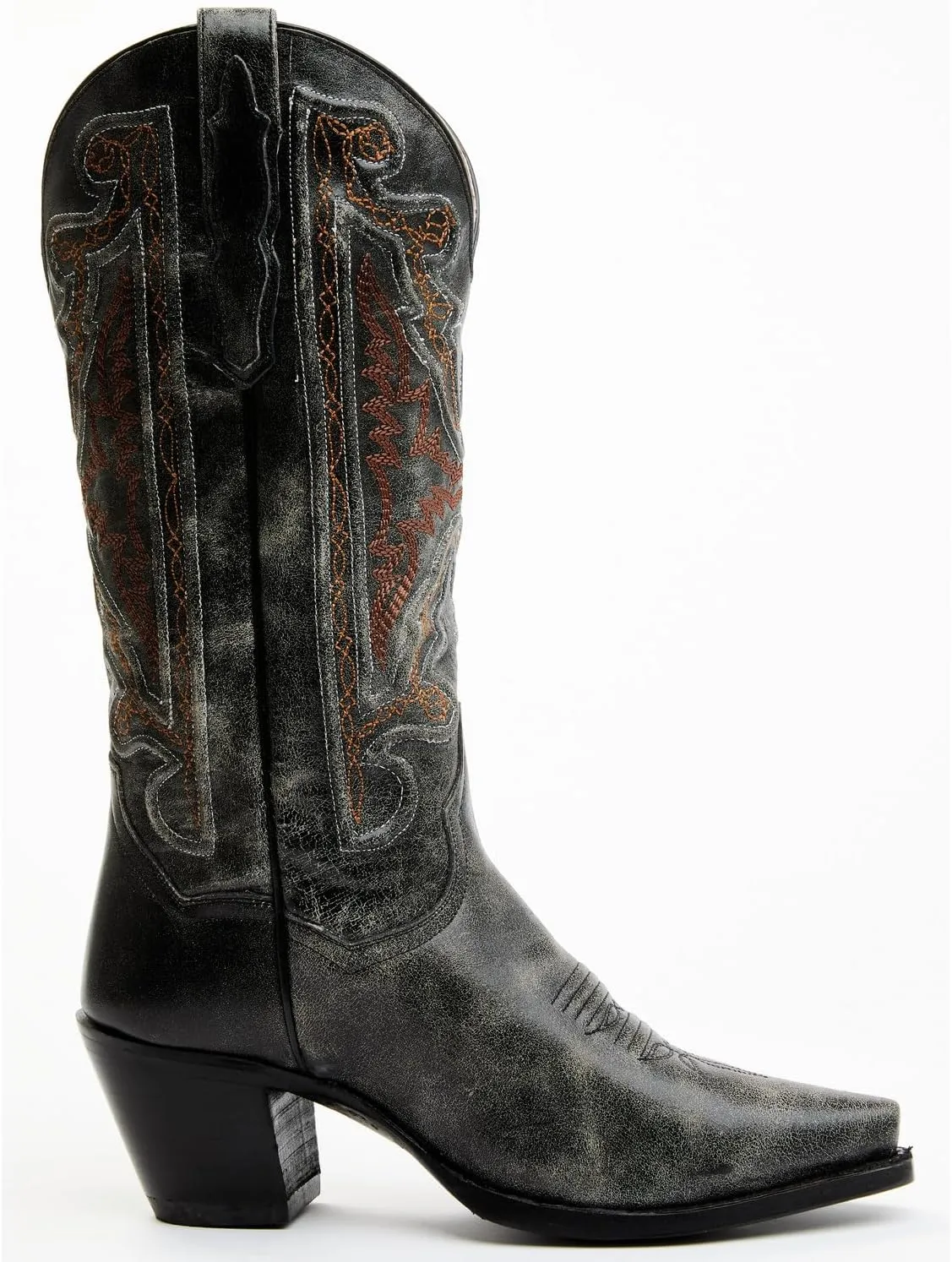 Dan Post Women's Atomic Vintage Embroidered Tall Western Boot Snip Toe - Dp80175