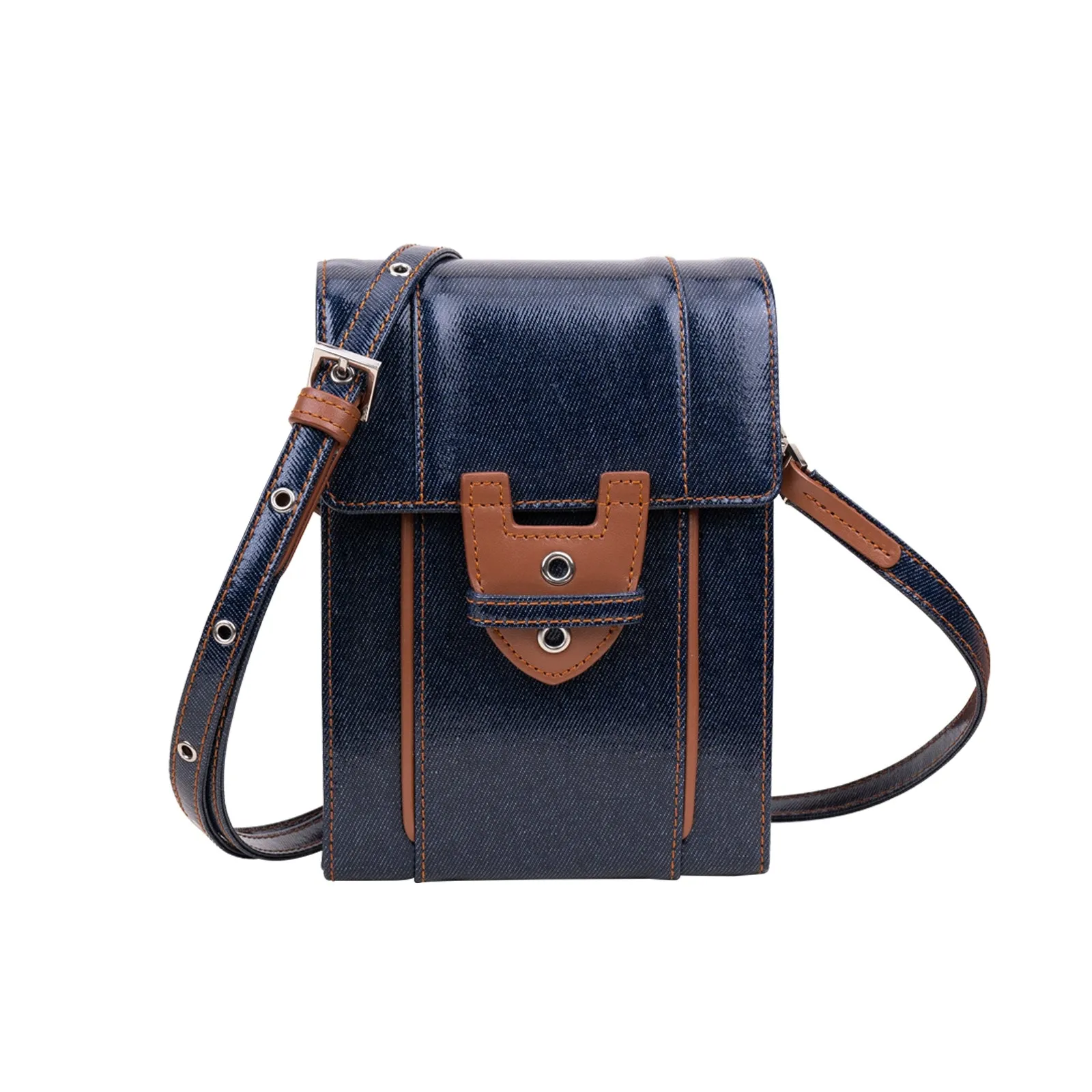 Denim Crossbody Bag