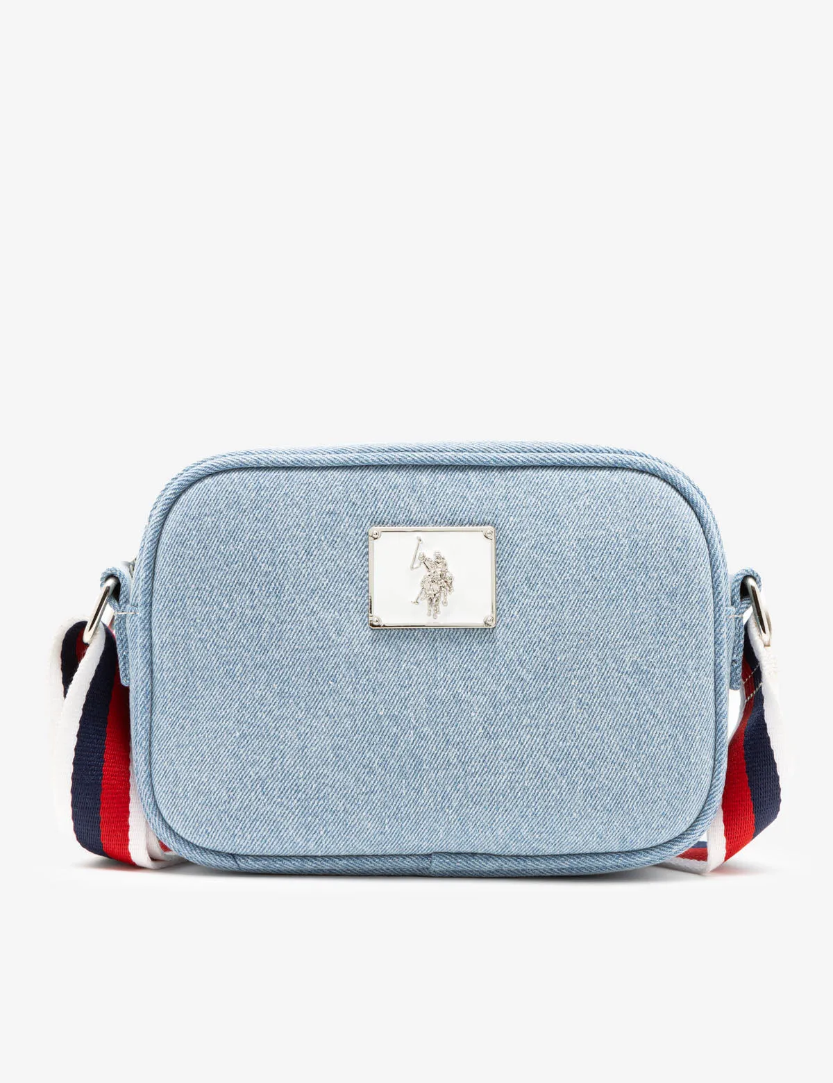 DENIM CROSSBODY BAG