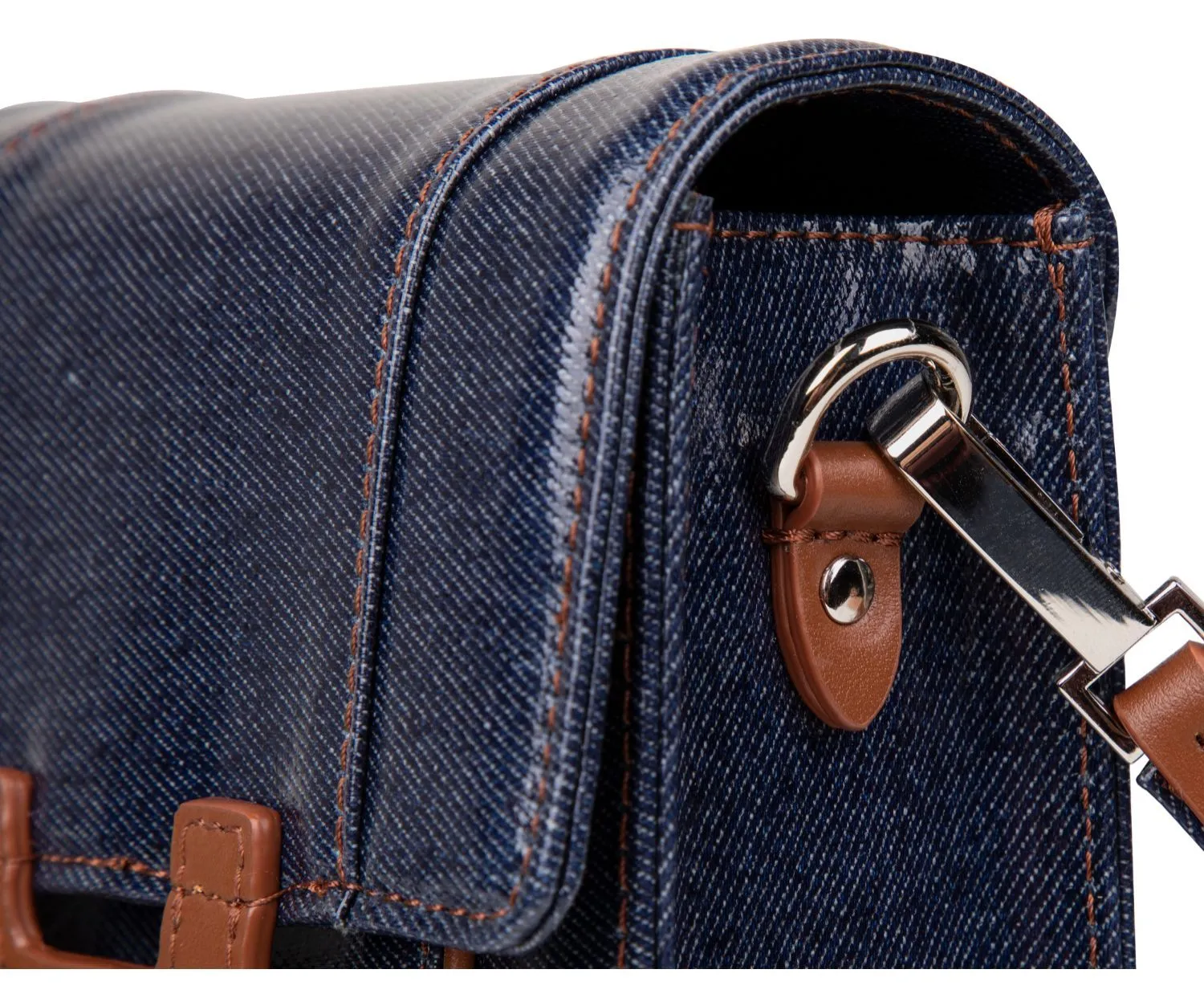 Denim Crossbody Bag