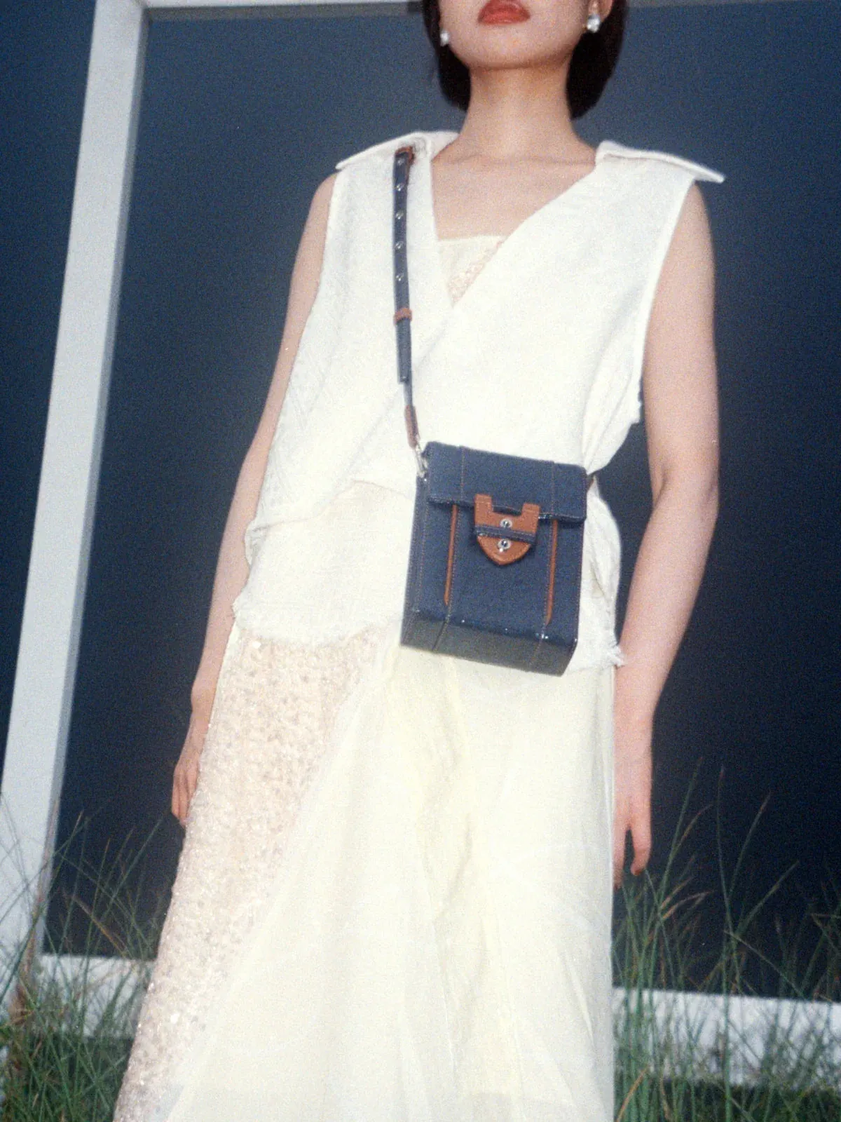 Denim Crossbody Bag