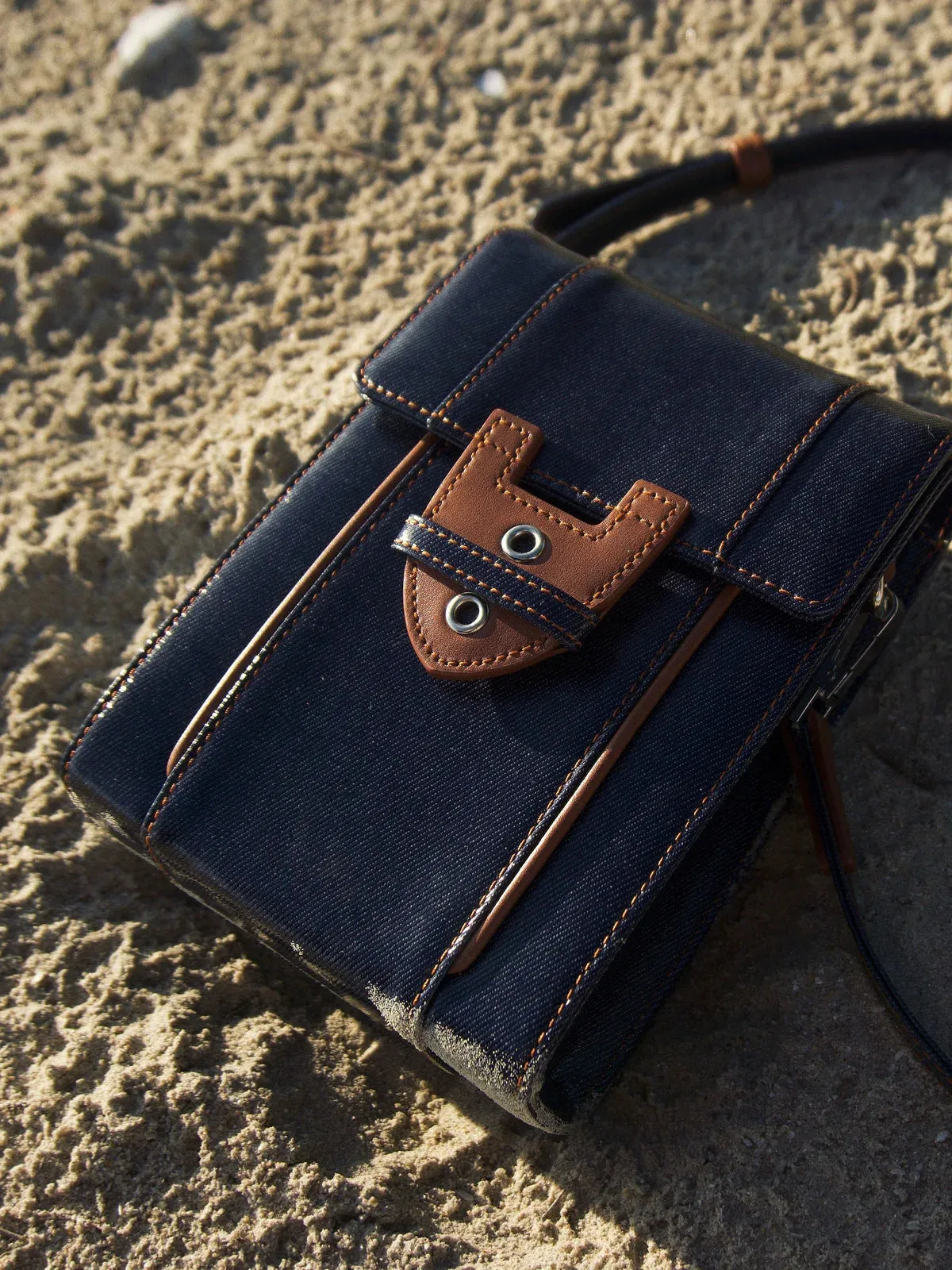 Denim Crossbody Bag