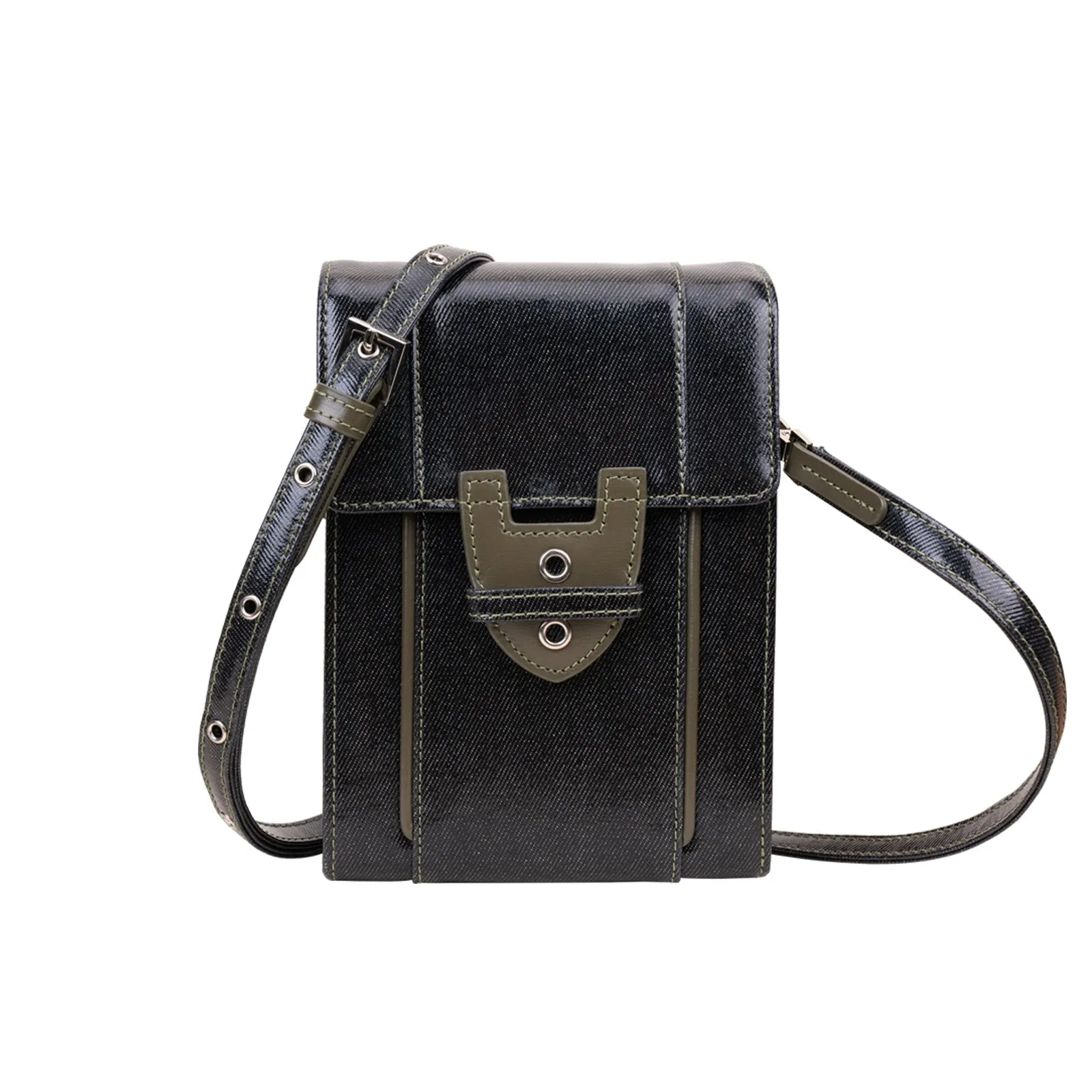 Denim Crossbody Bag
