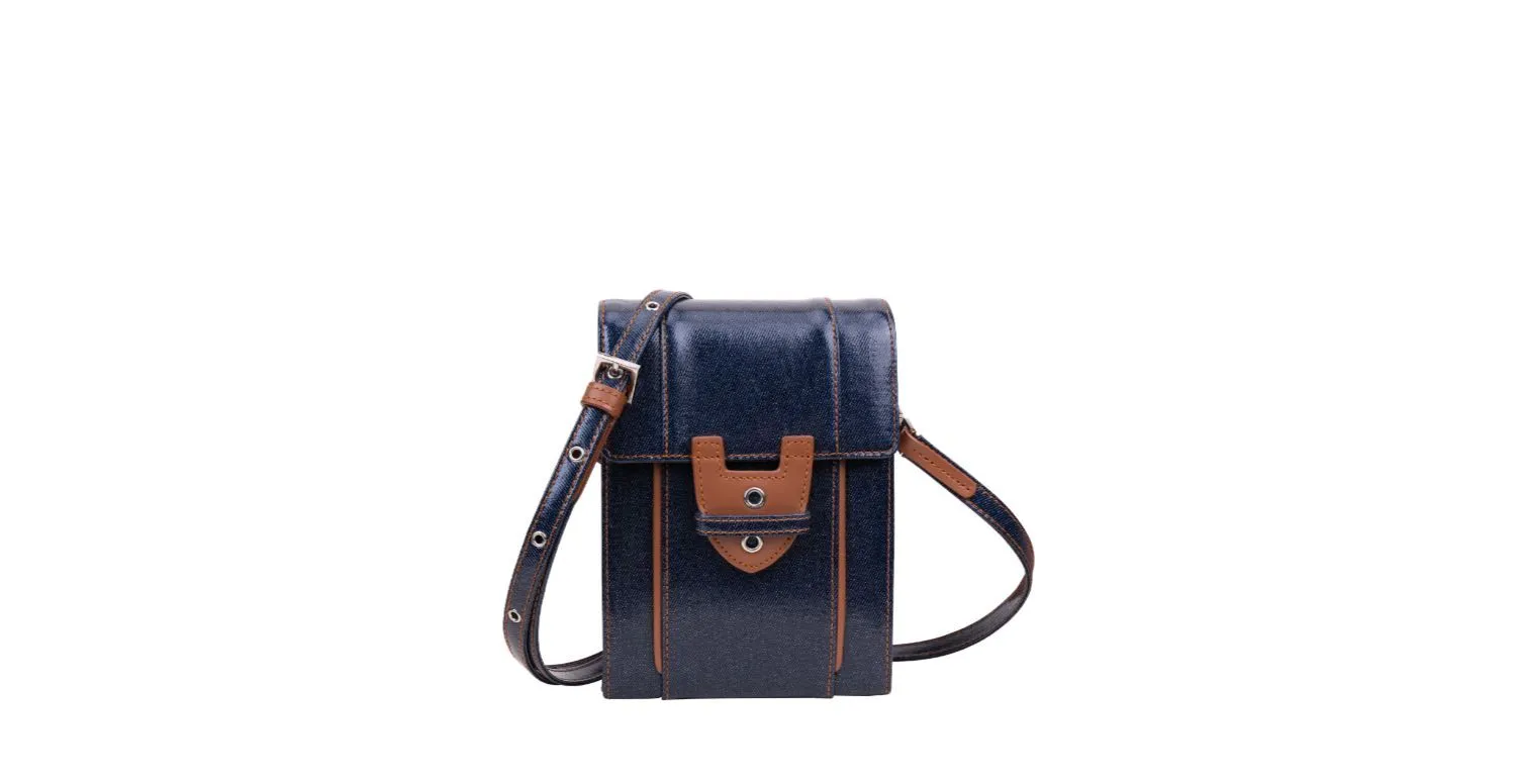 Denim Crossbody Bag