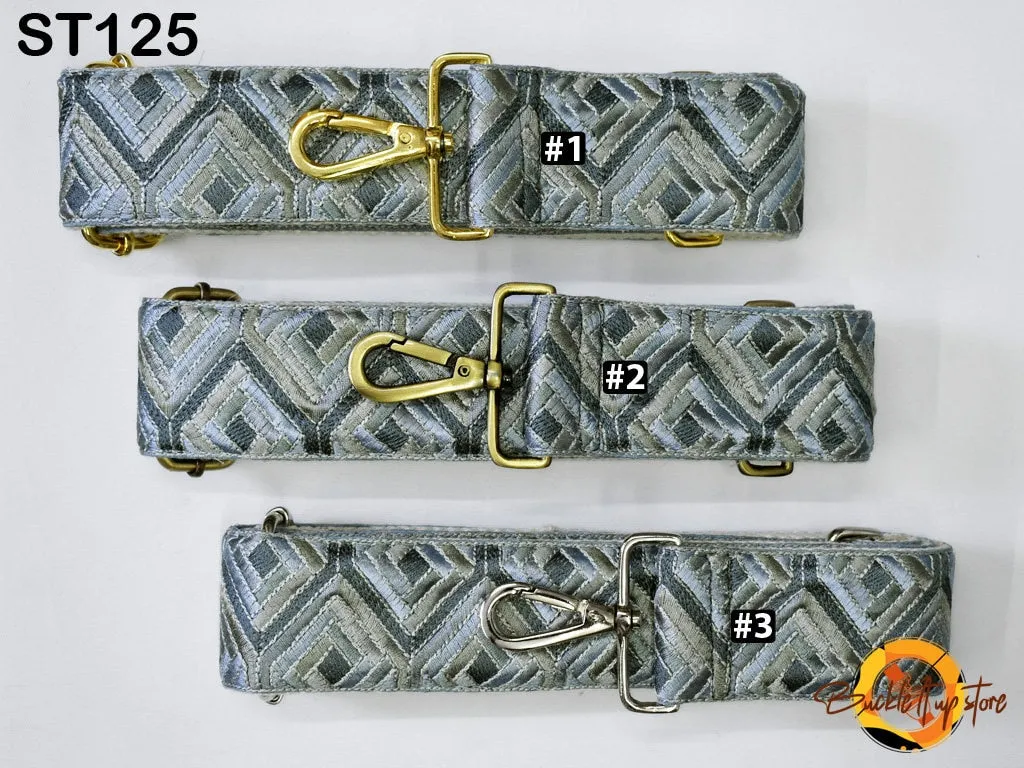 Detachable Sling Bag Strap Purse Strap Custom Embroidery Messenger Crossbody Strap Handbag Embroidered Replacement Boho Guitar Strap Gift