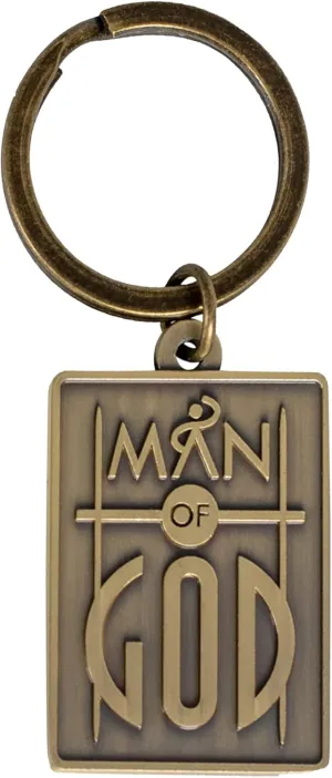 Dicksons Square Metal Christian Inspirational Split Key Ring Bible Bag Backpack Purse Duffle Lanyard or Wallet Keychain