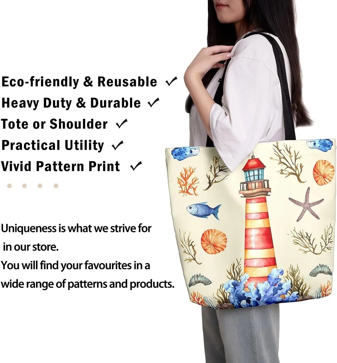 DJ Controller Canvas Tote Bag Black and White Foldable Beach Bag,Disc Pop Music Hip Hop Rock Musical Theme