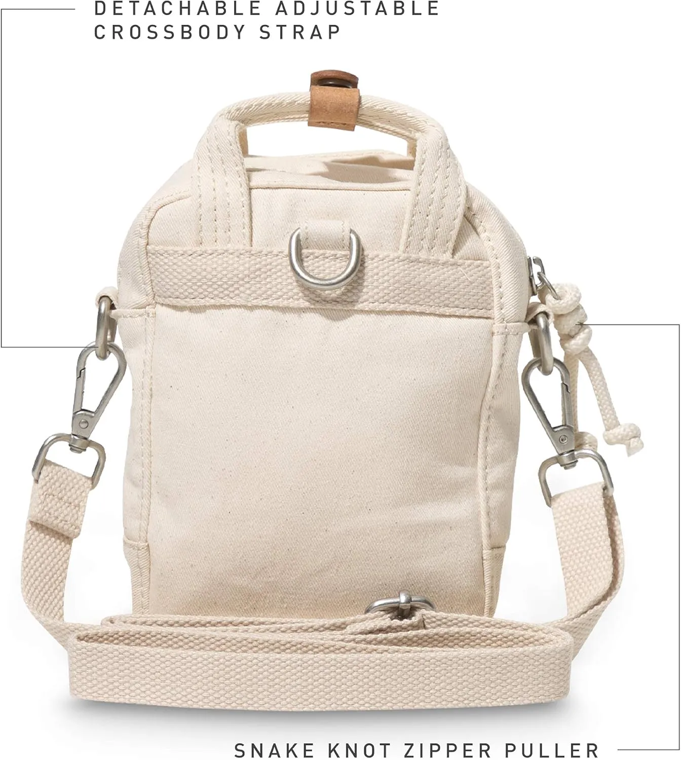 Doughnut Macaroon Tiny Organic Cotton series 1L Women Girl Casual Crossbody Cell Phone Bag Purse Handbag (Tiny)