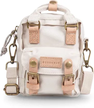 Doughnut Macaroon Tiny Reborn series 1L Women Girl Casual Crossbody Cell Phone Bag Purse Handbag (Stone)