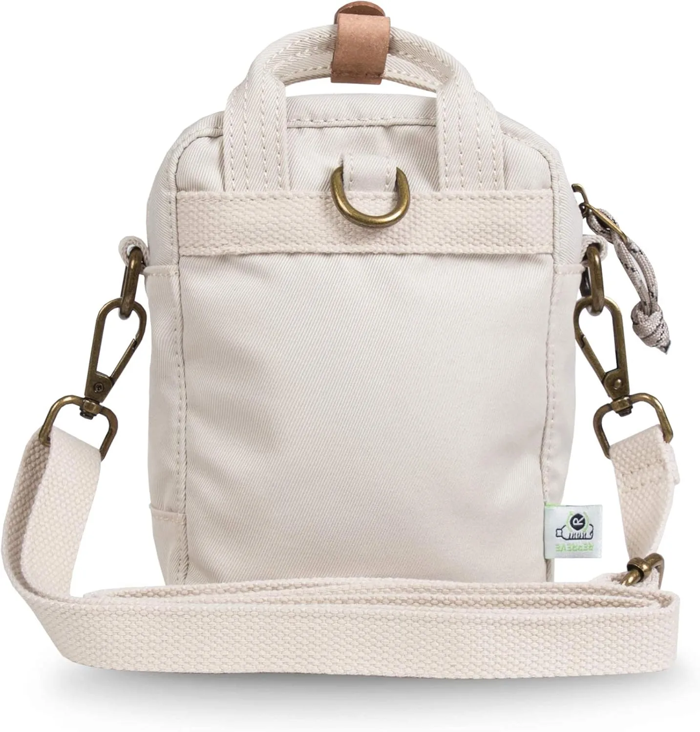 Doughnut Macaroon Tiny Reborn series 1L Women Girl Casual Crossbody Cell Phone Bag Purse Handbag (Stone)