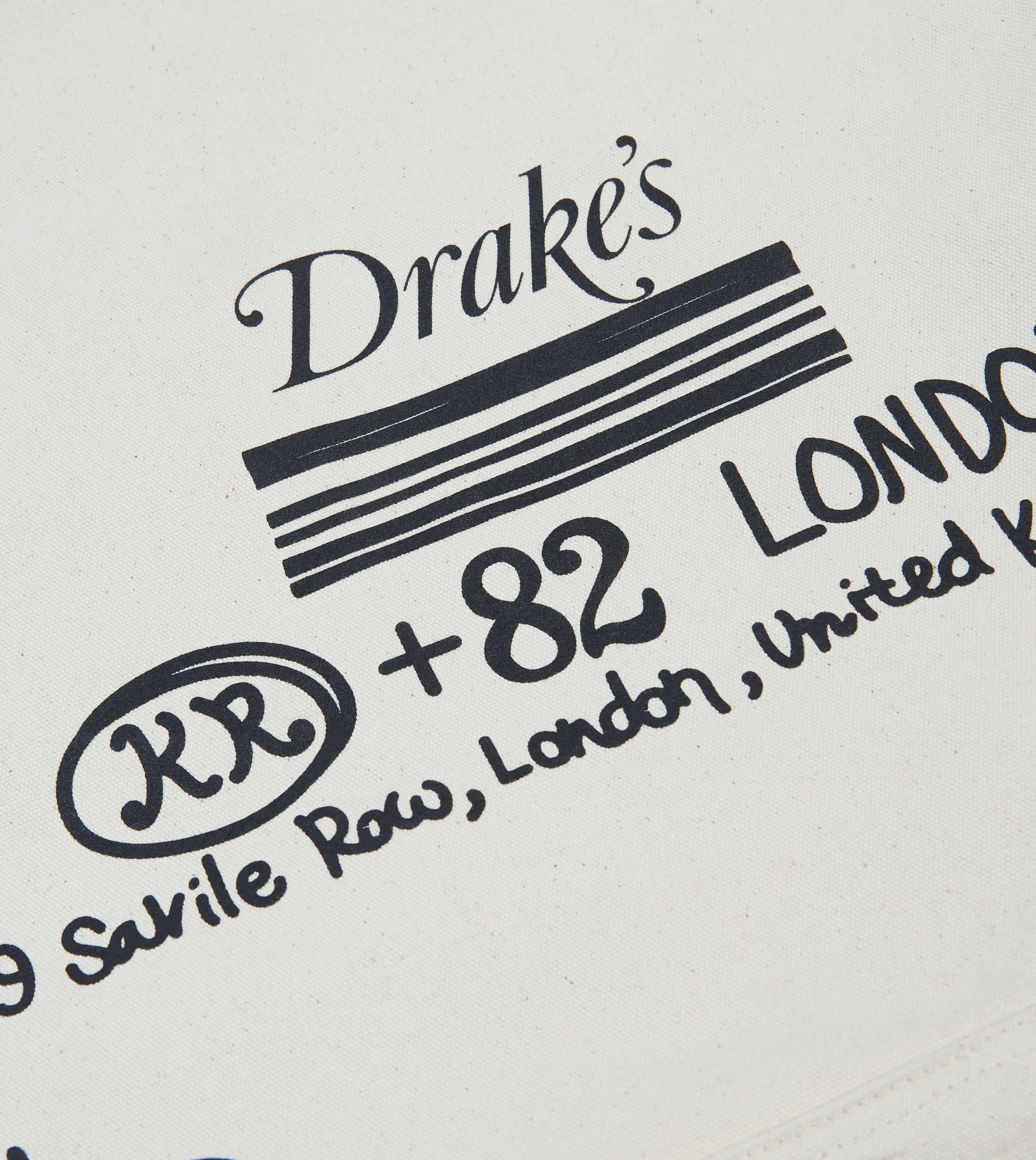 Drake's & Mr Camel Ecru Tote Bag