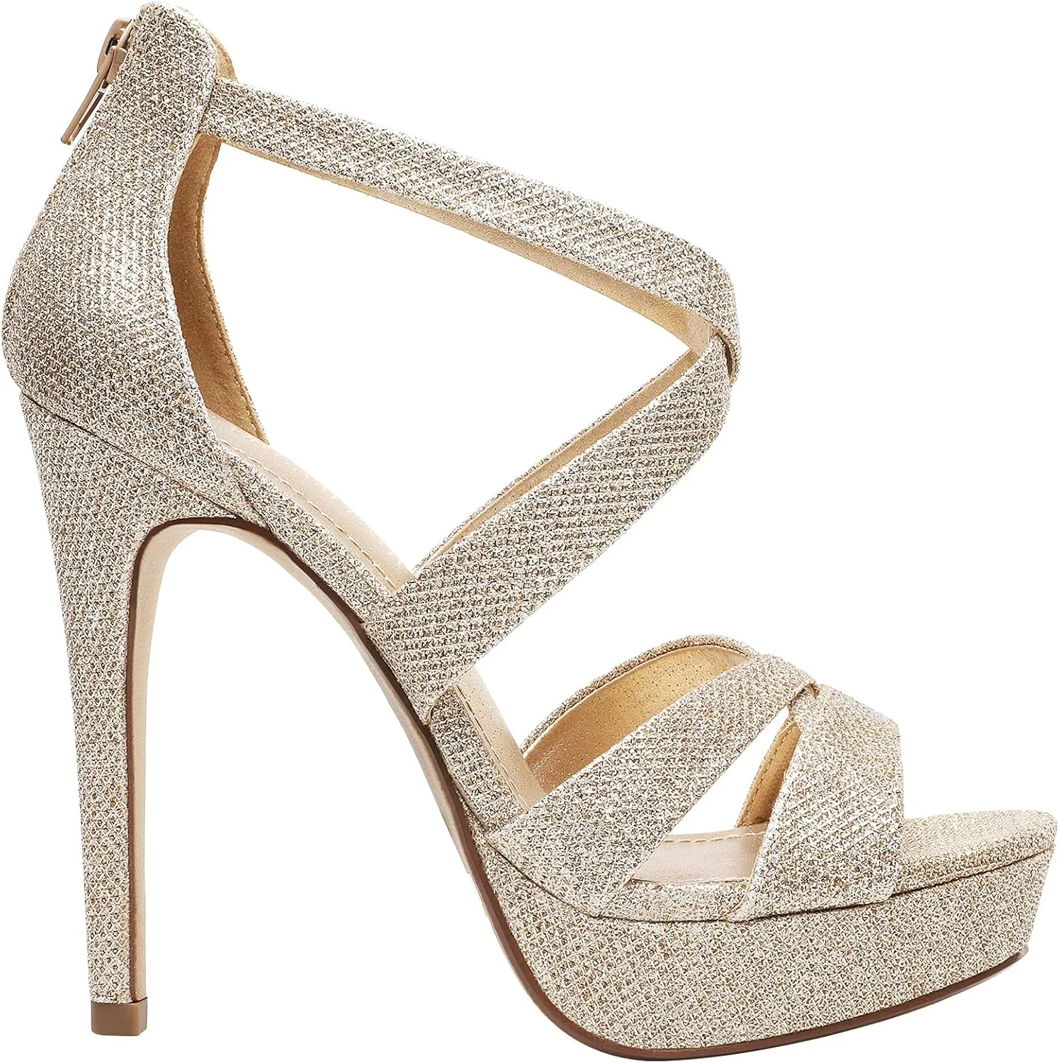 DREAM PAIRS Women's High Heel Platform Dress Pump Sandals