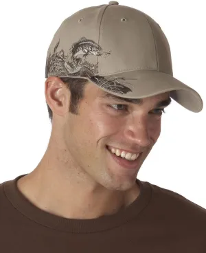 DRI Duck Wildlife Series Caps - Trout/Sand - One