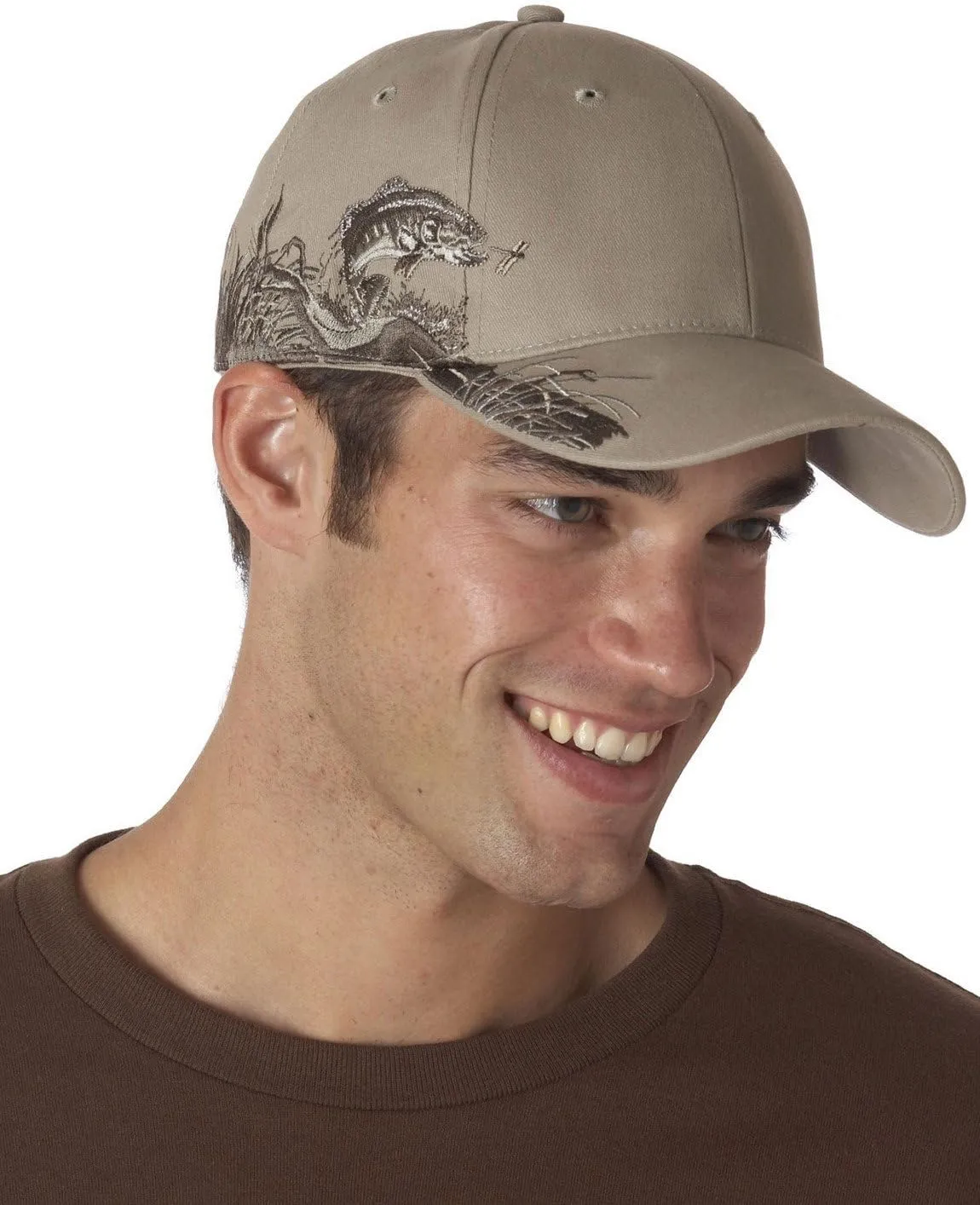 DRI Duck Wildlife Series Caps - Trout/Sand - One