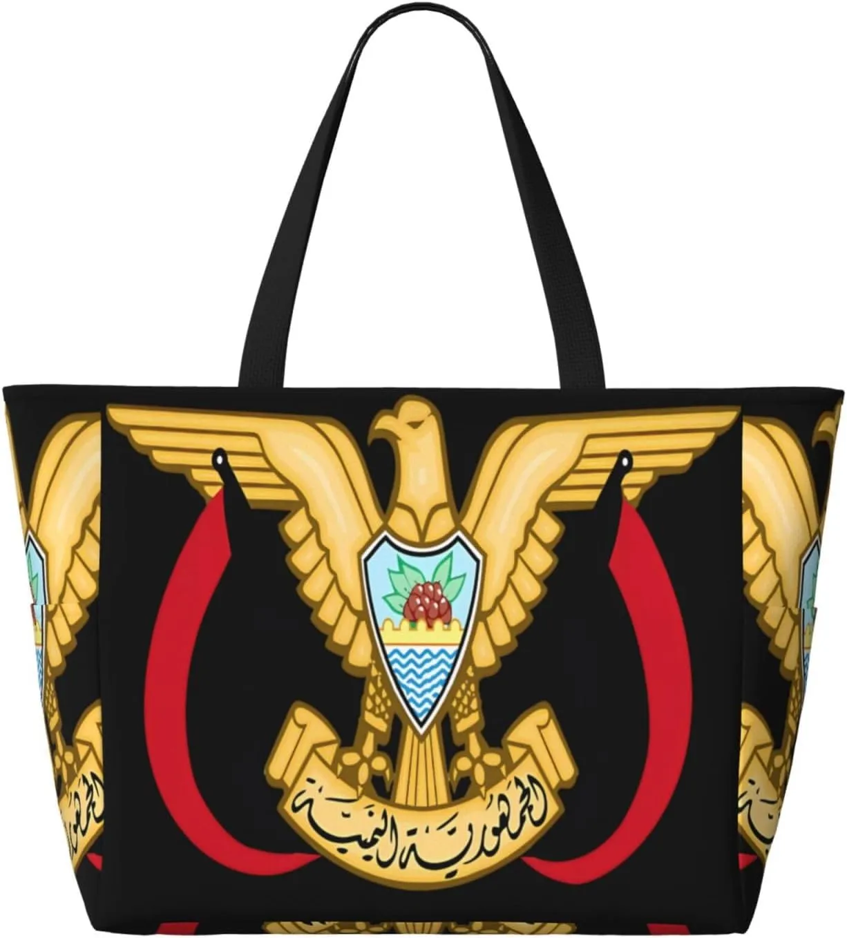 Ecuador Indigenous Flag Women Large Beach Bag Travel Weekender Foldable Tote Bag for Pool Beach Vacation Gym
