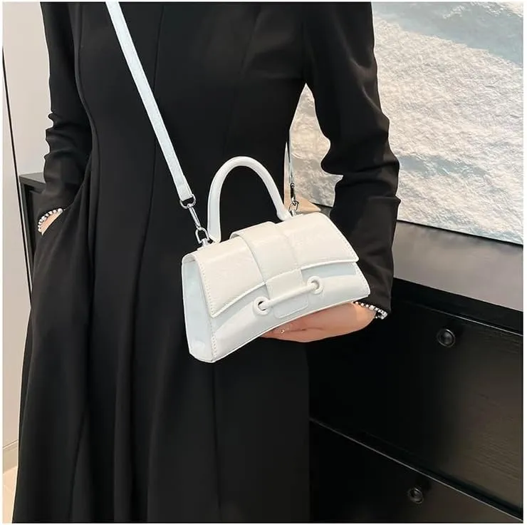Edgy Sweetheart Shoulder Bag Sling bag Glossy Leather Quality Crossbody Bag Stylish Women Bag Simple and Graceful for Women