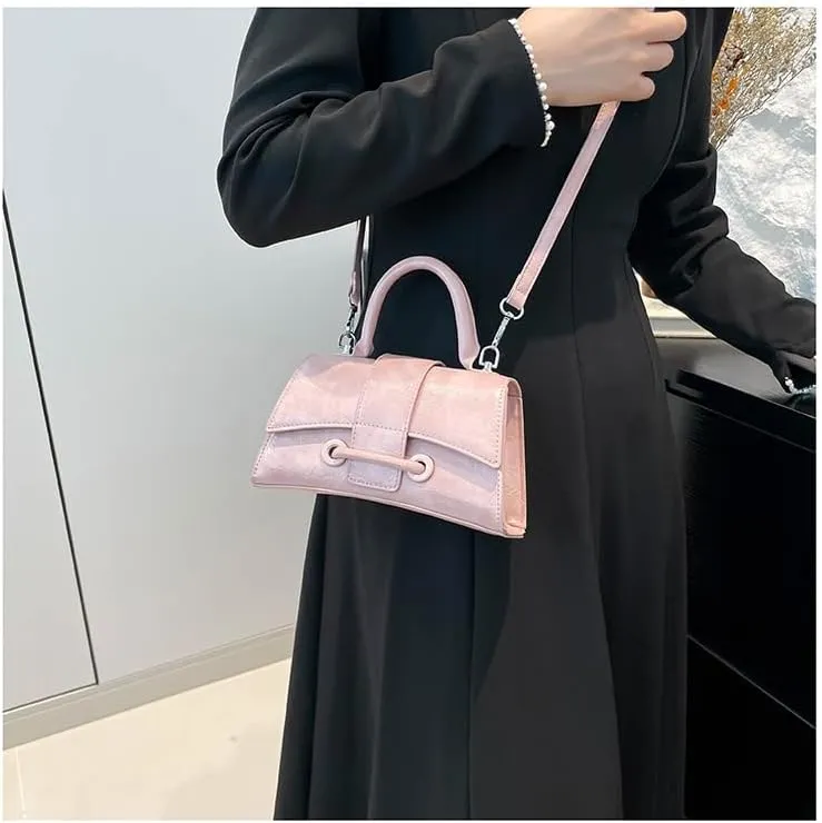 Edgy Sweetheart Shoulder Bag Sling bag Glossy Leather Quality Crossbody Bag Stylish Women Bag Simple and Graceful for Women