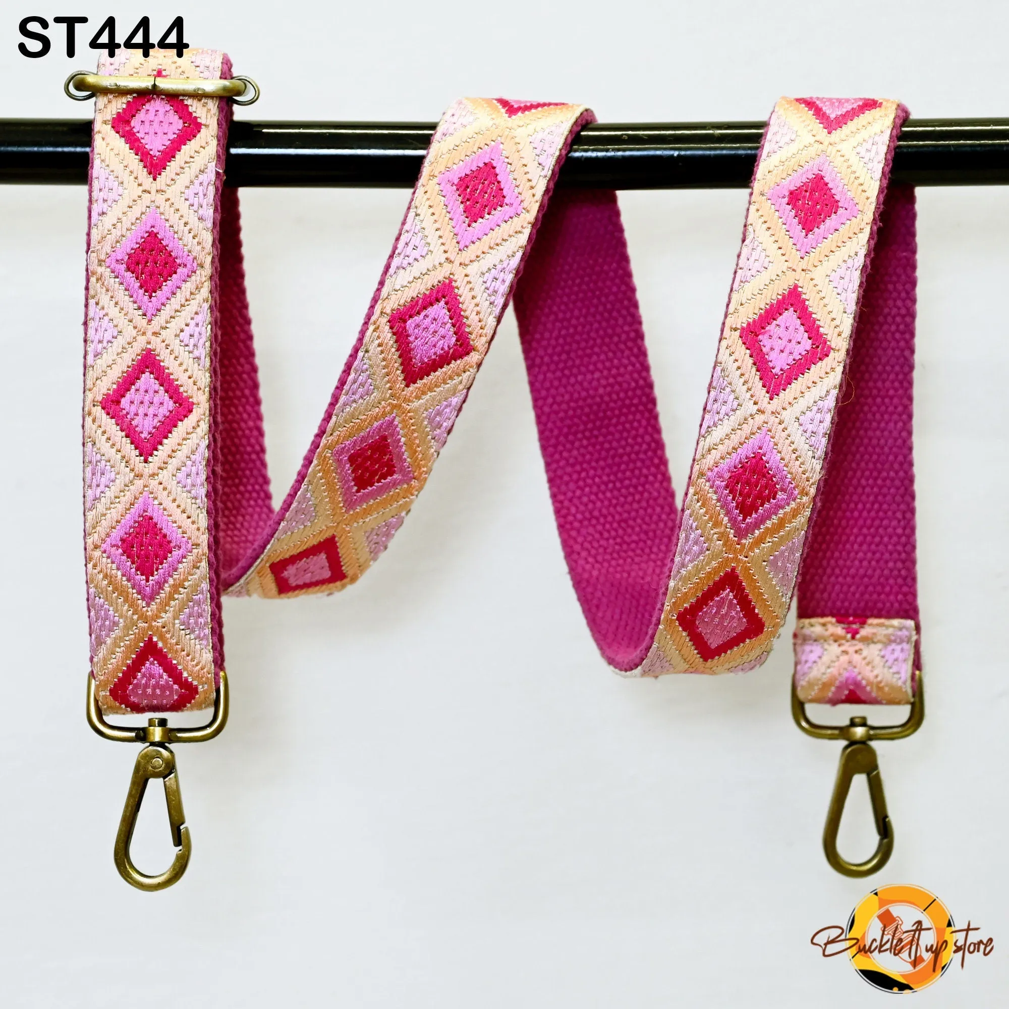 Embroidery Messenger Crossbody Strap Custom Sling Bag Strap Purse Strap Handbag Gift Embroidered Canvas Replacement Strap Boho Guitar Strap