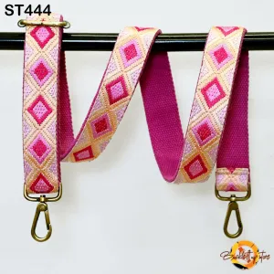 Embroidery Messenger Crossbody Strap Custom Sling Bag Strap Purse Strap Handbag Gift Embroidered Canvas Replacement Strap Boho Guitar Strap