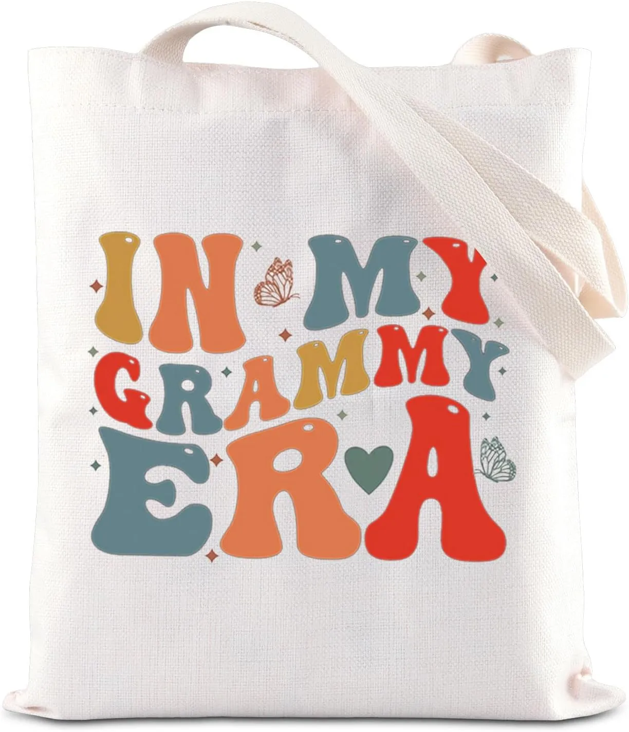 ENSIANTH Grammy Shoulder Bag Mothers Day Gift Grandma Tote Bag Grandmother Life Gift New Grammy Gift In My Grammy Era Gift