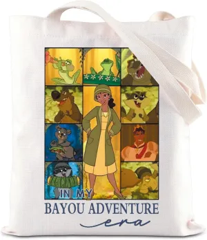 ENSIANTH Princess Frog Inspired Tote Bag In My Bayou Adventure Era Handbag Princess Tianas Lover Gift Kingdom Gift