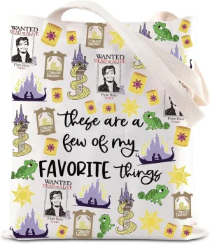 ENSIANTH Princess Merch Fairy Tale Lover-Animal Kingdom Tote Bag Lost Princess Gift Castle Shoulder Bag