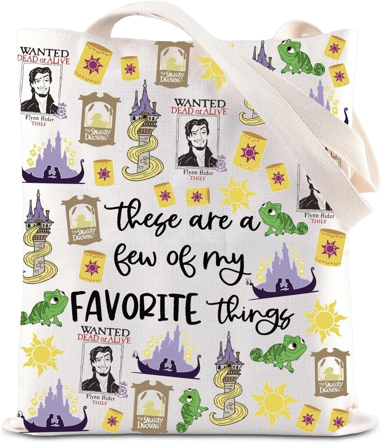 ENSIANTH Princess Merch Fairy Tale Lover-Animal Kingdom Tote Bag Lost Princess Gift Castle Shoulder Bag