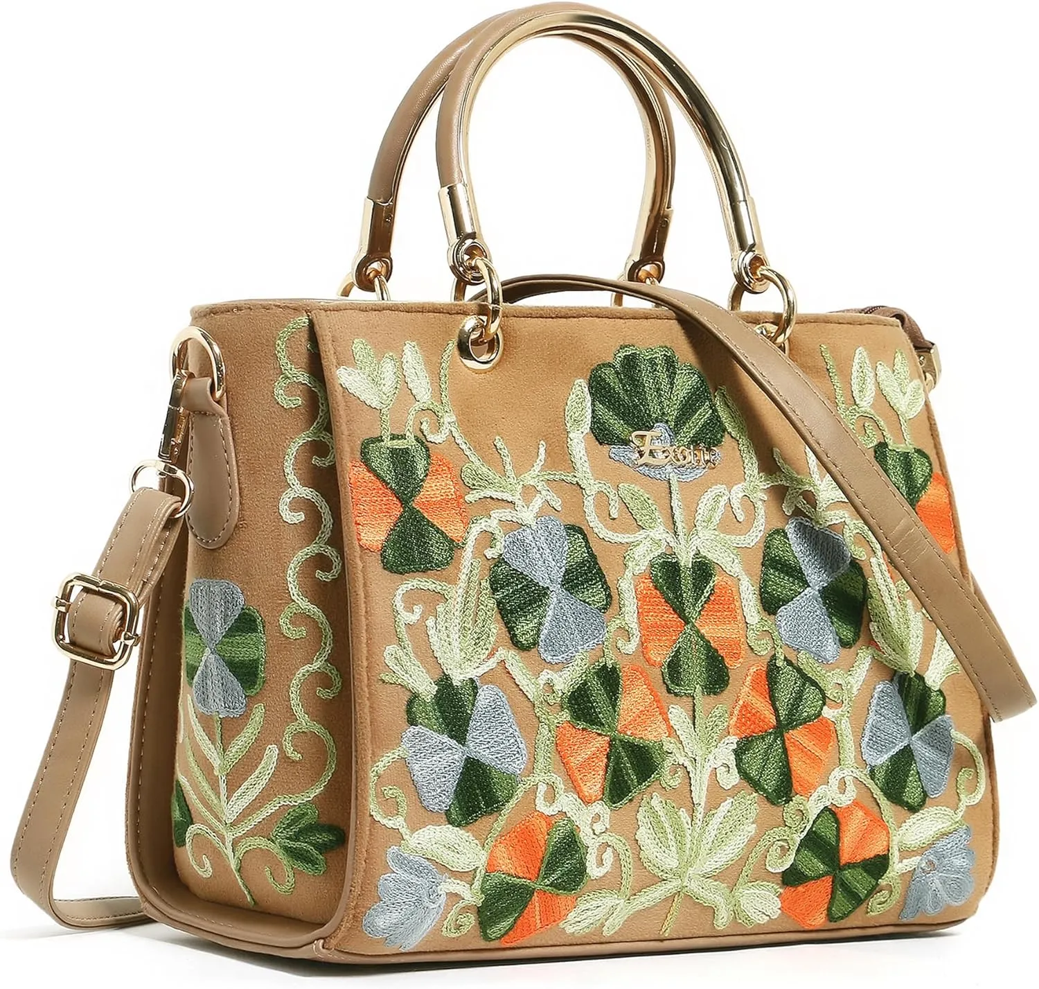 EXOTIC® Party Wedding collection embroidered velvet fabric hand bag for women
