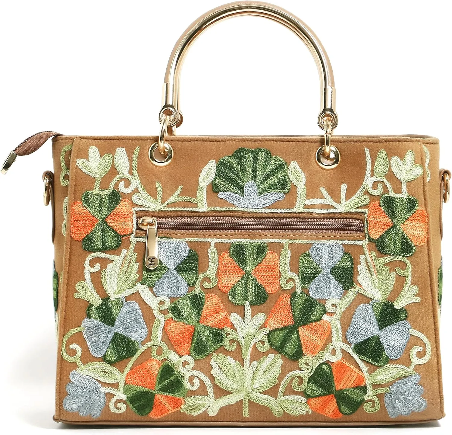 EXOTIC® Party Wedding collection embroidered velvet fabric hand bag for women