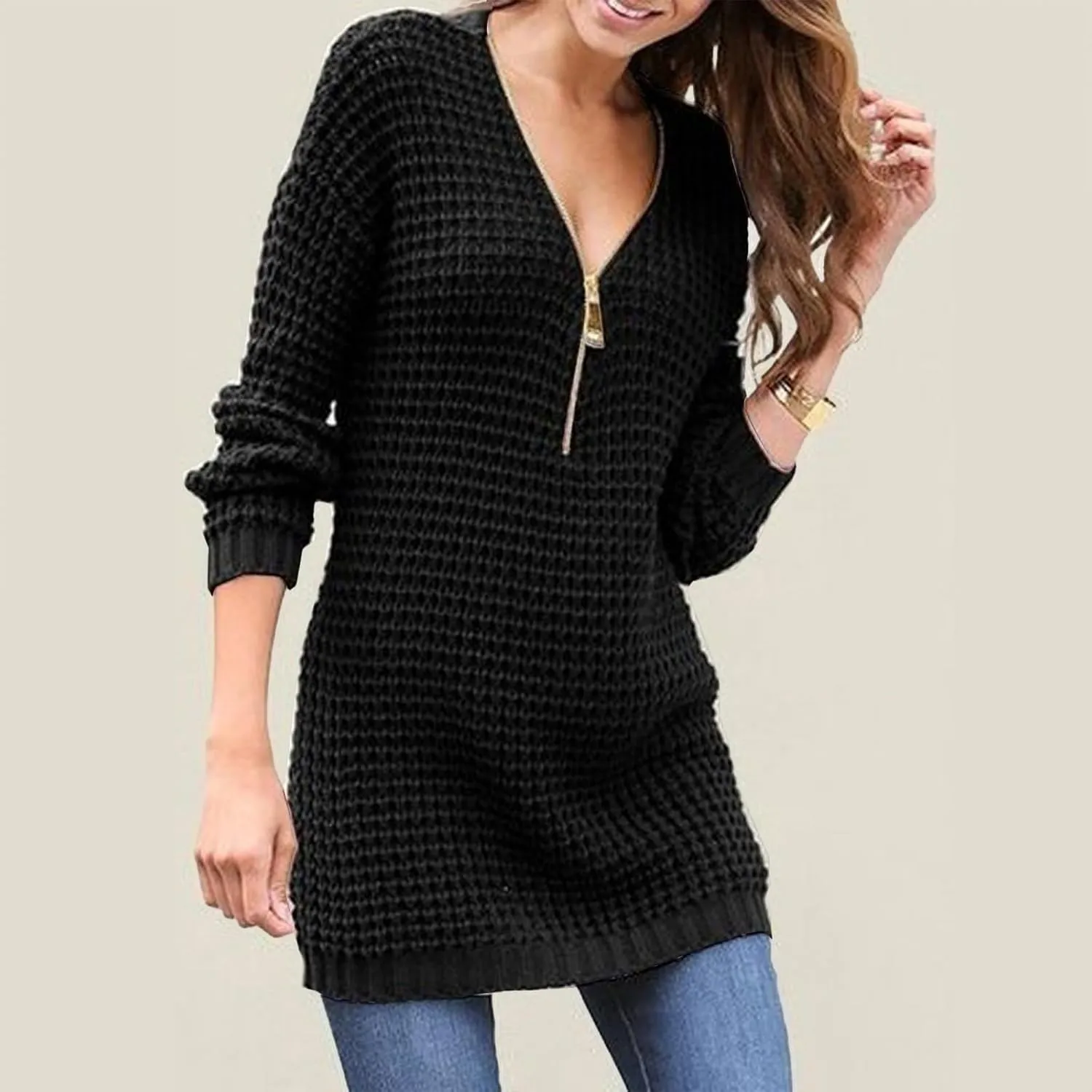 Fall Clothes Women Sweaters Casual Long Sleeve Open Front Button Up Ribbed Fall Sweater Button Up Sweaters for Women
