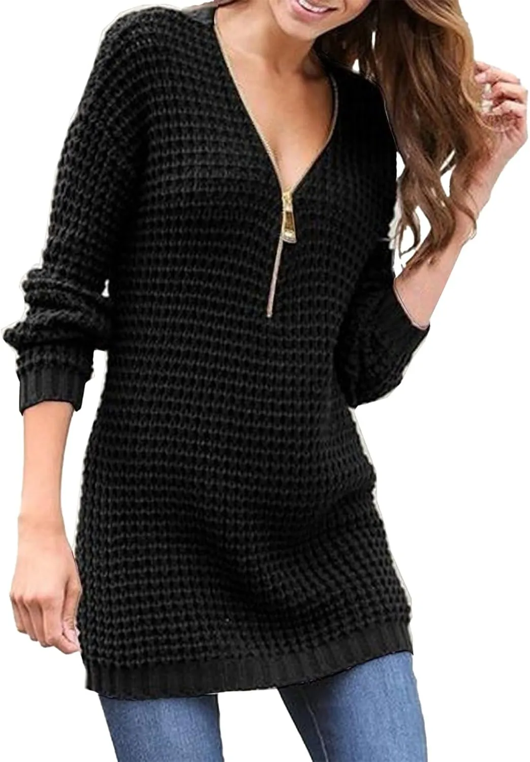 Fall Clothes Women Sweaters Casual Long Sleeve Open Front Button Up Ribbed Fall Sweater Button Up Sweaters for Women
