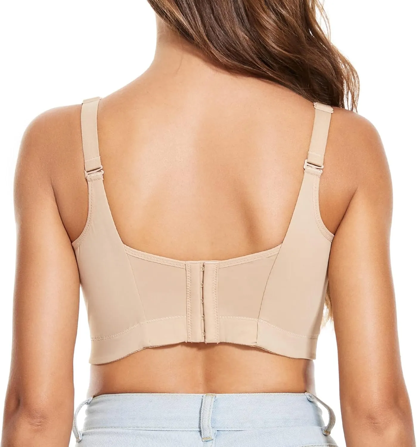 FallSweet Push Up Bras for Women Corset Top Bustier Padded Underwire Bra Add One Cup