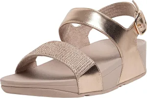 FitFlop Women's Lulu Crystal Embellished Back-Strap Sandals Wedge