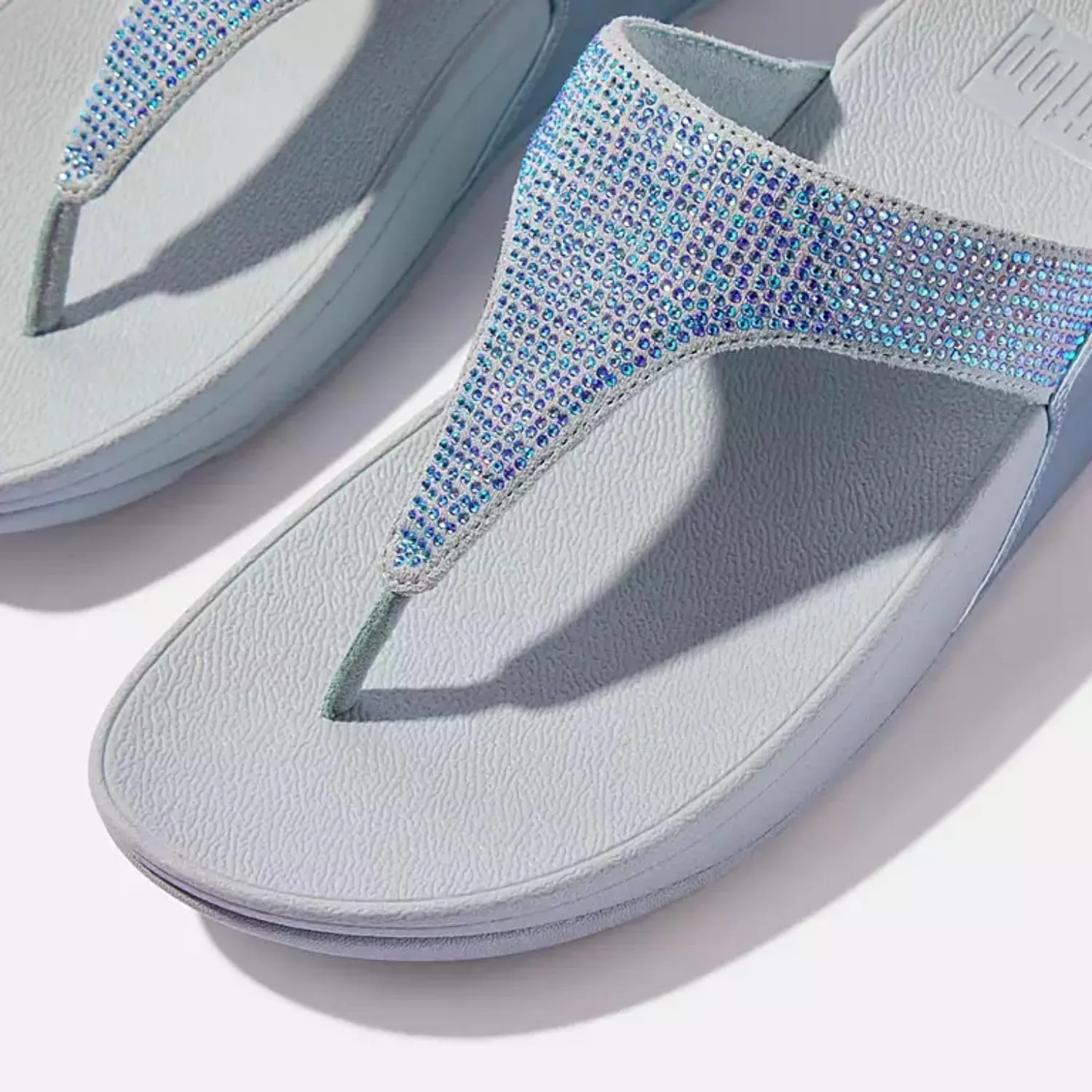 FitFlop Women's LULU Crystal Embellished Toe-Post Sandals