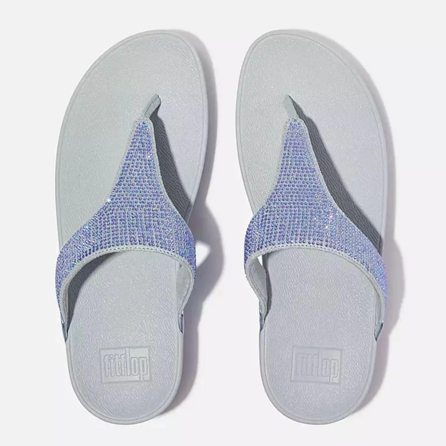 FitFlop Women's LULU Crystal Embellished Toe-Post Sandals