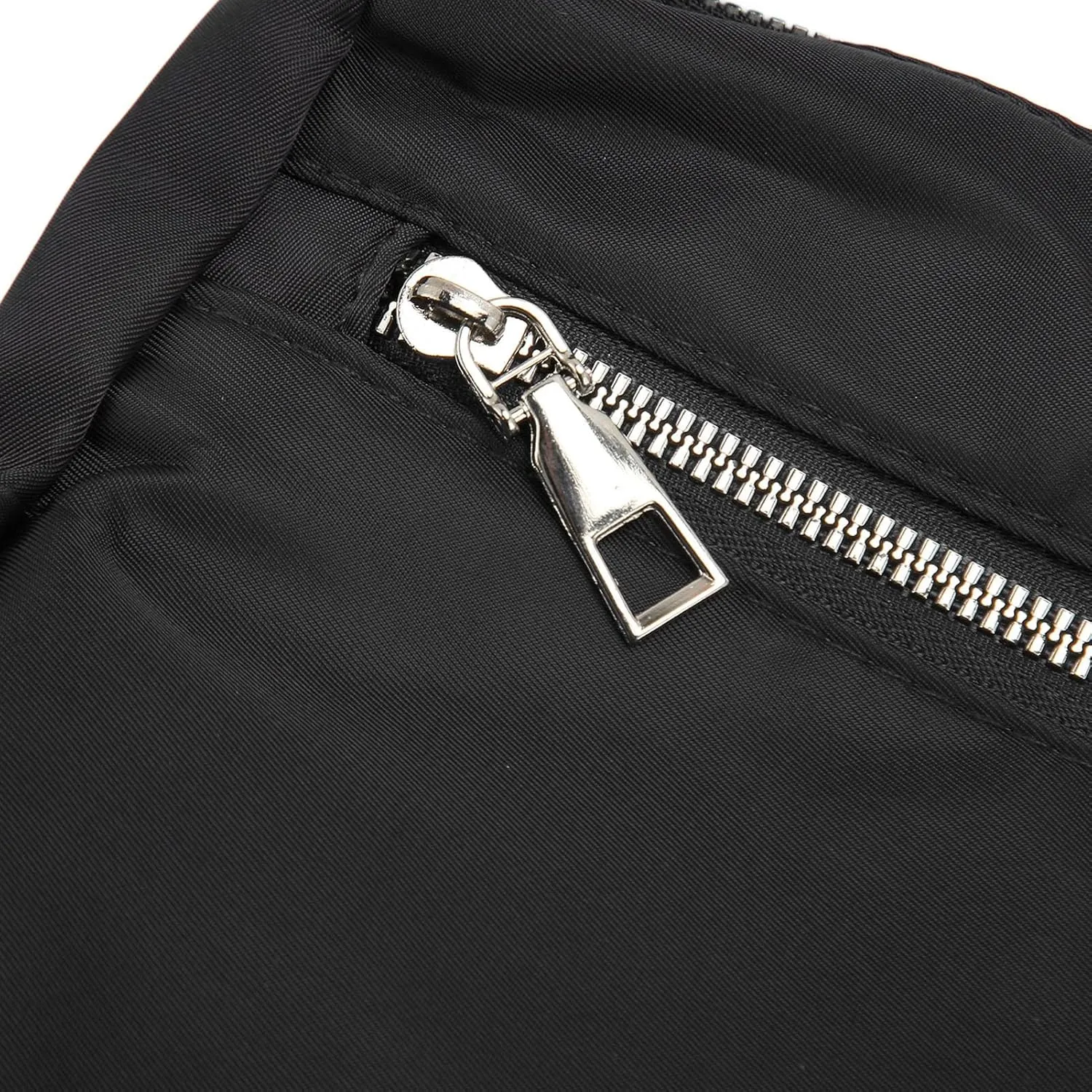 Floral Embroidered Messenger Bag Water Prevent Nylon Large Capacity Adjustable Shoulder Bag for Women