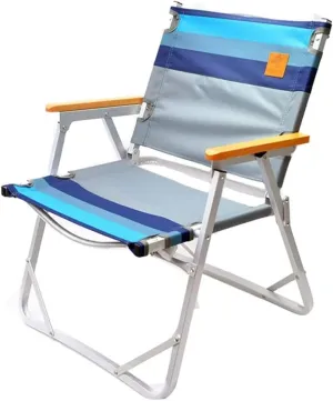 Folding Chairs Outdoor Ultra-Light Aluminum Alloy Folding Leisure Chair Camping Barbecue Canvas Portable Recliner Portable Camping Chair