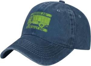 Garbage Day is The Best Day Baseball Cap for Men Women Fashionable Adjustable Denim Hat