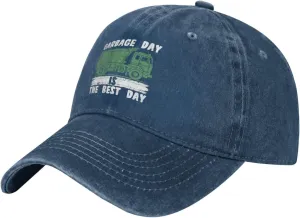 Garbage Day is The Best Day Baseball Cap for Men Women Fashionable Adjustable Denim Hat