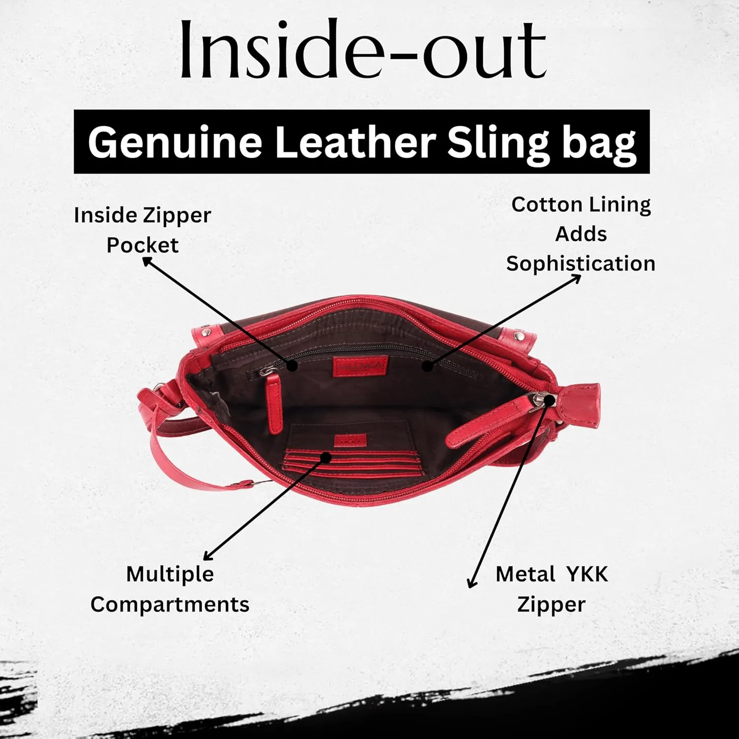 Genuine Italian Leather Boho Studded Crossbody Shoulder Bag - Stylish, Durable, & Perfect for Everyday Use for women